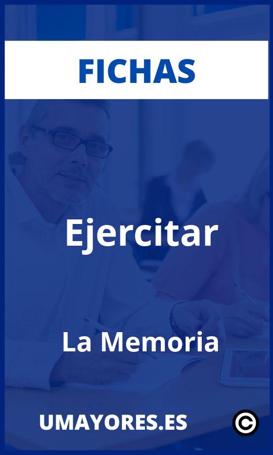 Ejercicios y Fichas Ejercitar La Memoria para adultos y mayores PDF Imprimir