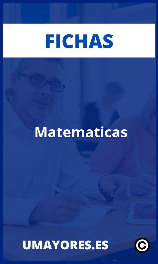 Ejercicios y Fichas Matematicas para adultos y mayores PDF Imprimir
